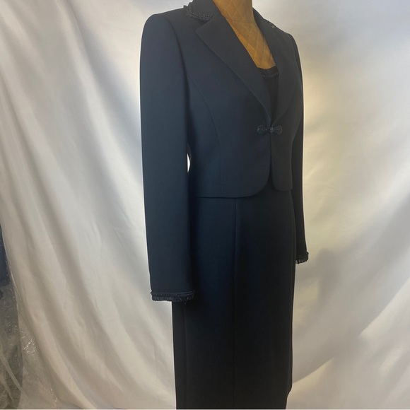 2PC black dress and jacket - Picture 4 of 10